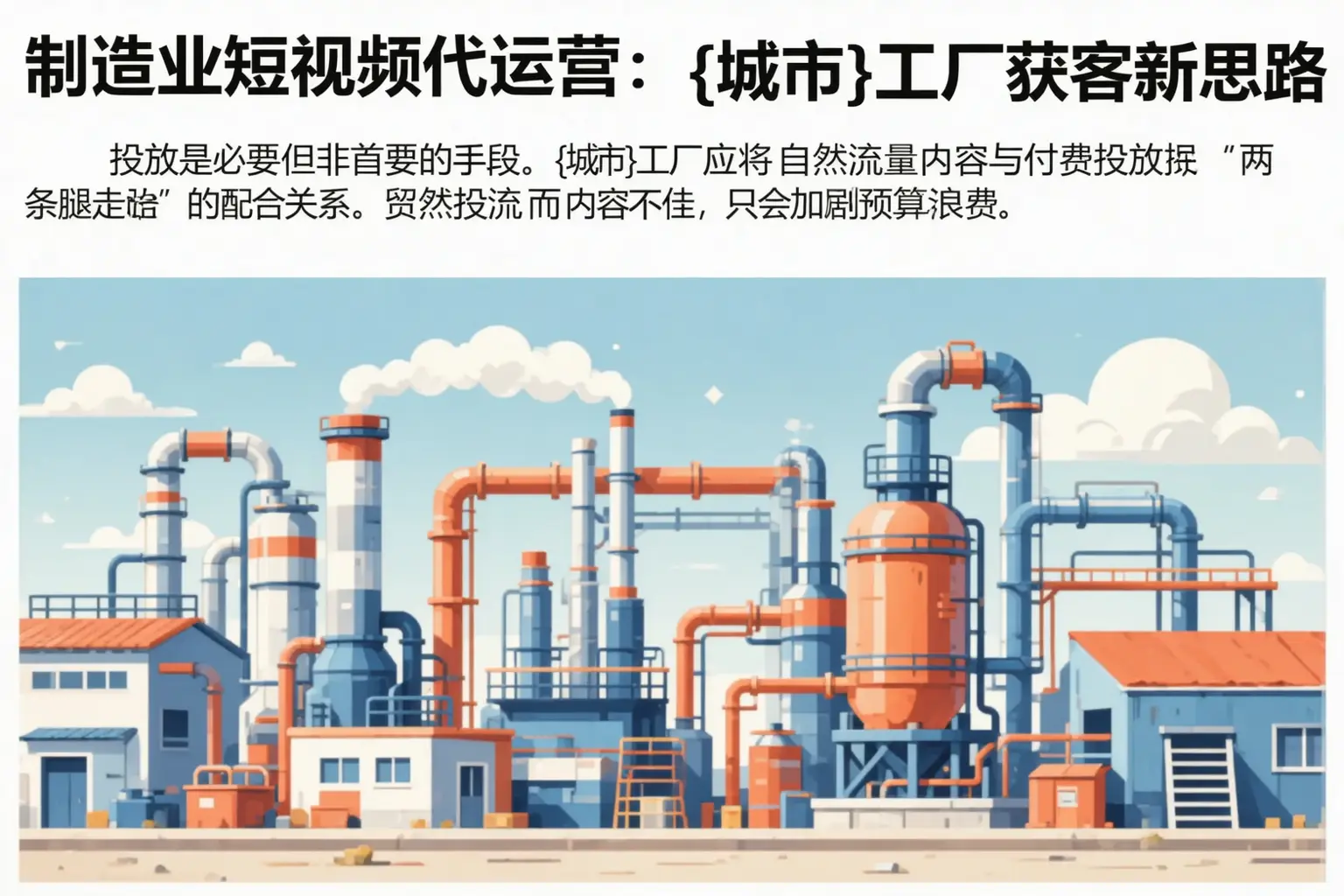 制造业短视频代运营:岐山工厂获客新思路